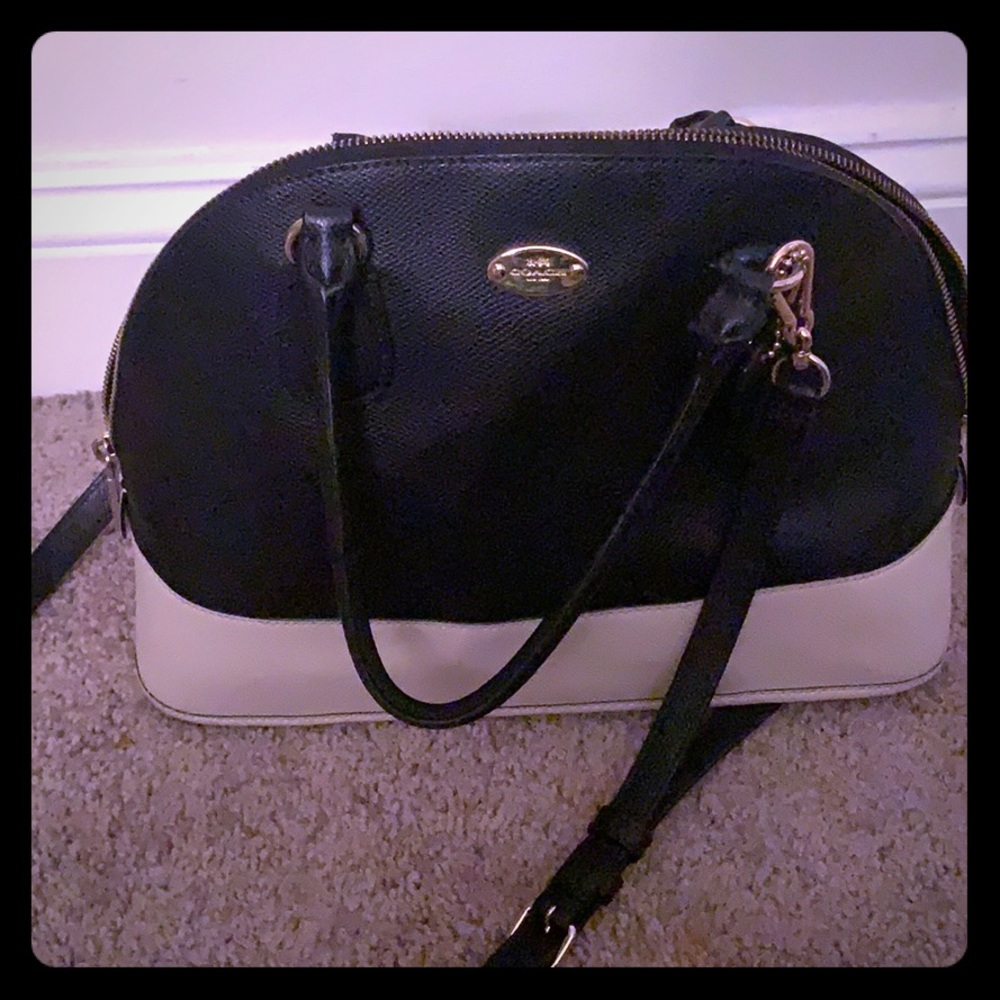 Coach Satchel in Navy